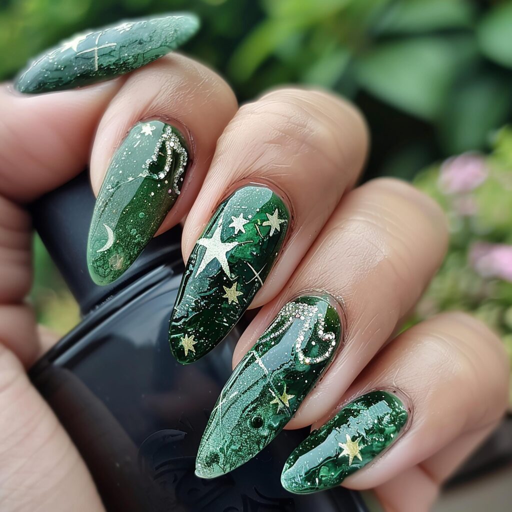 dr14096 nail 2 1 squa cc green white